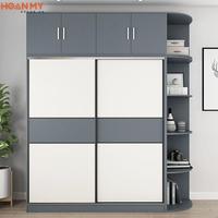 Gambar lemari pakaian sliding pintu 2 lapis hpl - Motif F, Tdk kabinet ats dari Elziofurniture 59 undefined 3 Tokopedia