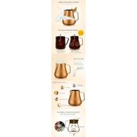 Gambar Diguo DG-2010 Steaming Pitcher 600ml Milk Jug Latte Art Cup dari Maharaja Coffee undefined 3 Tokopedia