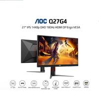 Gambar Gaming Monitor AOC Q27G4 27" IPS QHD 1440p 180HZ HDMI DP ERGO VESA dari BCM Computer undefined 2 Tokopedia