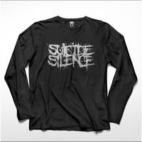 Gambar KAOS BAND SUICIDE SILENCE Logo / tshirt musik rock deathcore mitch - HITAM , L dari ARMA.Clothing undefined 5 Tokopedia