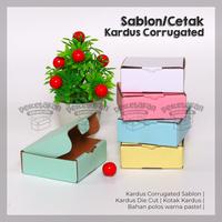 Gambar CETAK Kardus Corrugated | CUSTOM Box Packing Souvenir Pizza| 100x65cm dari percetakankarduscom undefined 3 Tokopedia