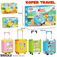 Gambar KOPER TRAVEL BRICKS PLAYGO - MAINAN EDUKASI ANAK BALOK SUSUN SUITCASE dari Grosir Murah Mainan Official undefined 1 Tokopedia