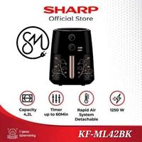 Gambar Air Fryer Sharp KF-ML42BK 4.2 L Liter Penggoreng tanpa minyak KFML42BK dari Sinar Matahari SM AMIN undefined 1 Tokopedia