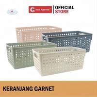 Gambar CLIO STORAGE BASKET PLASTIC / KERANJANG GARNET ORGANIZER BOX - Biru dari INDOJAYA HOUSEWARE undefined 1 Tokopedia
