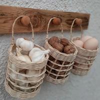 Gambar keranjang bawang,bumbu dapur gantung dari Theluck Craft undefined 1 Tokopedia