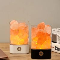 Gambar lampu tidur unik batuan kristal garam himalaya ion pembersih udara dari KJ aksesoris elektronik undefined 1 Tokopedia