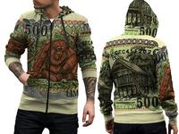 Gambar Jaket Hoodie Dewasa Fullprint Mata Uang 500 Jadul - Zipper Pria, S dari ULASport undefined 2 Tokopedia