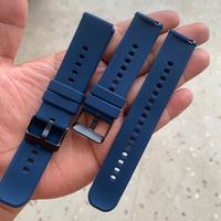 Gambar Strap tali jam tangan silicon lembut 8821 navy Original - Biru, 22mm dari Bergaya online undefined 5 Tokopedia