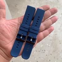 Gambar Strap tali jam tangan silicon lembut 8821 navy Original - Biru, 22mm dari Bergaya online undefined 4 Tokopedia
