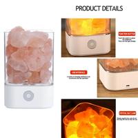 Gambar lampu tidur unik batuan kristal garam himalaya ion pembersih udara dari KJ aksesoris elektronik undefined 2 Tokopedia