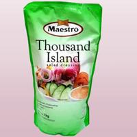Gambar Maestro Thousand Island Pouch 1kg Selai Salad Dressing dari BINTAN Frozen Foods undefined 1 Tokopedia