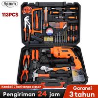 Gambar Hand Toolset / Tool Kit Set / Toolbox Cordless Drill Set / Toolkit 113 - 113 PCS SET dari TOKO DARTTY undefined 1 Tokopedia