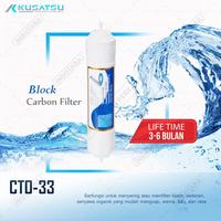 Gambar Block Carbon Filter CTO 33 - Kusatsu - 3 per 8 inch dari PT. Indotara Persada undefined 1 Tokopedia