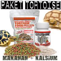 Gambar PAKET MAKANAN KURA KURA DARAT SULCATA PARDALIS DLL TORTO FOOD PELET + BUBUK TULANG SOTONG KALSIUM - PAKET dari reptile store id undefined 1 Tokopedia