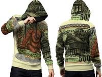 Gambar Jaket Hoodie Dewasa Fullprint Mata Uang 500 Jadul - Zipper Pria, S dari ULASport undefined 3 Tokopedia
