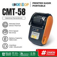 Gambar printer mini CODESHOP CM-T58 printer kasir support windows, ios, andro dari Codeshop Indonesia undefined 1 Tokopedia
