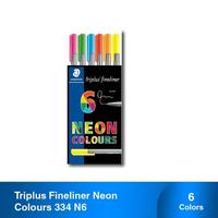 Gambar Staedtler Triplus Fineliner Neon Colours 334 N6 dari Nady&#39;s Store undefined 1 Tokopedia