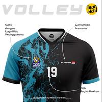 Gambar Kaos Jersey Voli / Custom Nama Logo / JVL003 - DEWASA, S dari Inanotchi Official undefined 2 Tokopedia