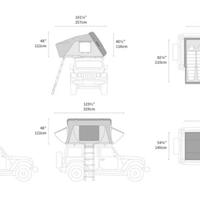Gambar tenda mobil ikamper skycamp 3.0 Black & gray dari Laksana Motor_NEW undefined 5 Tokopedia