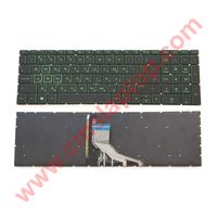 Gambar Keyboard HP Pavilion 15-EC 15-CA 15-CN 15-CW 15-CS Green Backlight dari CMS Laptop Surabaya undefined 1 Tokopedia