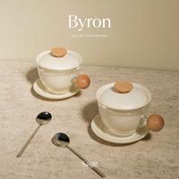 Gambar [SAIGE] BYRON Tea Set Aesthetic Nordic Minimalis Cangkir Gelas Teh dari Saige Gift undefined 2 Tokopedia