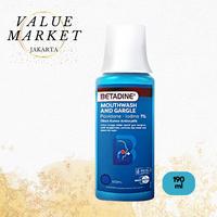 Gambar Betadine Obat Kumur Antiseptik 190 ml - Membersihkan Mulut & Gusi, Mengatasi Sariawan & Bau Mulut, Efektif untuk Gigi Berlubang & Sakit Tenggorokan dari Value Market Jakarta undefined 1 Tokopedia