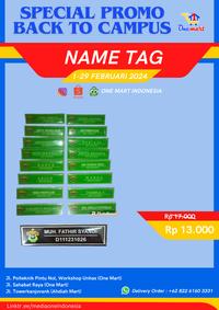 Gambar Name Tags/ Papan nama/ Nama Dada - NT TimbulPeniti dari Ahdiah Mart Tokopedia undefined 1 Tokopedia