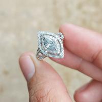 Gambar cincin emas berlian center berlian marquise 0.54ct full berlian eropa dari RASYID JEWELLERY undefined 3 Tokopedia