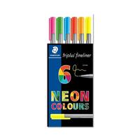 Gambar Staedtler Triplus Fineliner Neon Colours 334 N6 dari Nady&#39;s Store undefined 2 Tokopedia