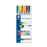 Gambar Staedtler Triplus Fineliner Tropical Colours 334 T6 dari Nady&#39;s Store undefined 2 Tokopedia