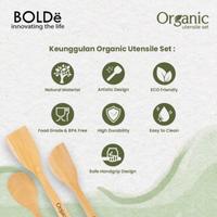 Gambar Bolde Organic Utensil Set 3 Pcs Wood Series dari Kyoo23 undefined 3 Tokopedia
