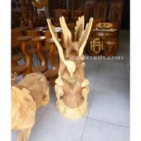 Gambar Patung Elang Kayu Suar Dekorasi Ruangan Tinggi 100cm dari D'House Craft Jepara undefined 1 Tokopedia