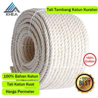 Gambar Tali Tambang Besar 22mm 24mm Tali Katun Kuralon Guralon Keras Putih - 22mm dari KHEA Olshop undefined 1 Tokopedia