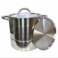 Gambar kukusan masi/steamer stenles still 24cm dari toko aka senen undefined 1 Tokopedia