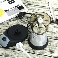 Gambar Espresso Coffee Maker Electric / Teko Kopi Listrik Mokapot Elektrik - 3 CUP dari Chanel Coffee undefined 4 Tokopedia