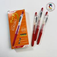 Gambar Pulpen Zebra Kokoro gel merah 0.5 mm - 1 pcs dari Cendekia ATK undefined 1 Tokopedia