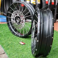 Gambar VELG VROSSI XR TUBLES CRF 150 SUPERMOTO VELG JARI JARI JARI TUBLES CRF dari bintang225modifikasi undefined 5 Tokopedia