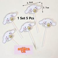 Gambar CKA12 Topper Kertas Cinnamoroll Kuromi Sanrio Hiasan Kue Ulang Tahun - C8-Cinnamorol 8 dari Nyonya Lie undefined 3 Tokopedia