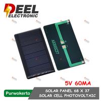 Gambar SOLAR PANEL 5V 60MA 68X37MM PANEL SURYA SOLARCELL PLTS MINI SOLARCELL dari DEEL ELECTRONIC undefined 2 Tokopedia