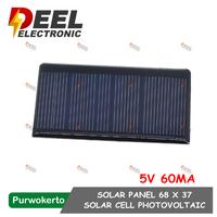 Gambar SOLAR PANEL 5V 60MA 68X37MM PANEL SURYA SOLARCELL PLTS MINI SOLARCELL dari DEEL ELECTRONIC undefined 4 Tokopedia