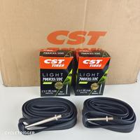 Gambar Ban Dalam Sepeda CST ukuran 700 x 25 - 32 C - FV 60 mm dari CYCLETRIGGER undefined 3 Tokopedia