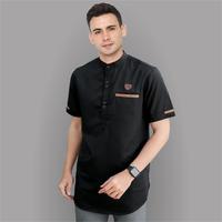 Gambar Baju Koko Pria Dewasa Lengan Pendek Premium Baju Muslim Pria Terbaru - Hitam, M dari abilio fashion shop undefined 1 Tokopedia