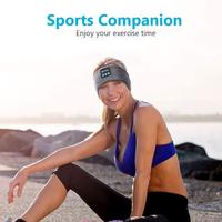 Gambar Outdoor Running Bluetooth Headband Penutup Mata Musik Sleep Mask Music - Merah dari Jibooji undefined 3 Tokopedia