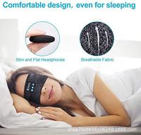Gambar Outdoor Running Bluetooth Headband Penutup Mata Musik Sleep Mask Music - Merah dari Jibooji undefined 5 Tokopedia
