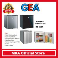 Gambar [GRAB/GOJEK] GEA Kulkas Mini Bar Portable RS-06DR Black - Black dari MEGATRONIC_NEW undefined 1 Tokopedia