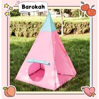 Gambar [BAROKAH] Tenda teepee shooting star| tent Indian segitiga BONUS LAMPU dari Mainan Barokah undefined 1 Tokopedia