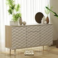 Gambar [KARGO] MELODY LEMARI MELODI VELMA 140 SOL BUPET BUFFET RIAS PUTIH dari sentontime undefined 5 Tokopedia