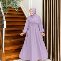 Gambar Baju muslim wanita baju gamis wanita dress pakaian wanita baju tunik - navy dari ARKA OL undefined 4 Tokopedia