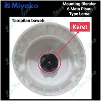 Gambar Mangkok Blender Miyako~Mounting Blender Miyako~6 Mata Pisau~PUTIH dari Leomen Store undefined 4 Tokopedia