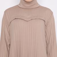 Gambar Eiza by duapola Dress Muslim Kemben Style7 Gamis 78988 - Coklat Susu dari Eiza by duapola undefined 5 Tokopedia